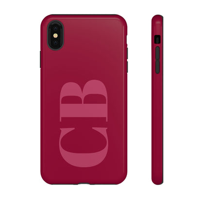 Berry Custom Initial iPhone Case
