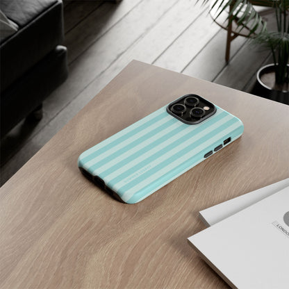 Teal Stripe iPhone Case