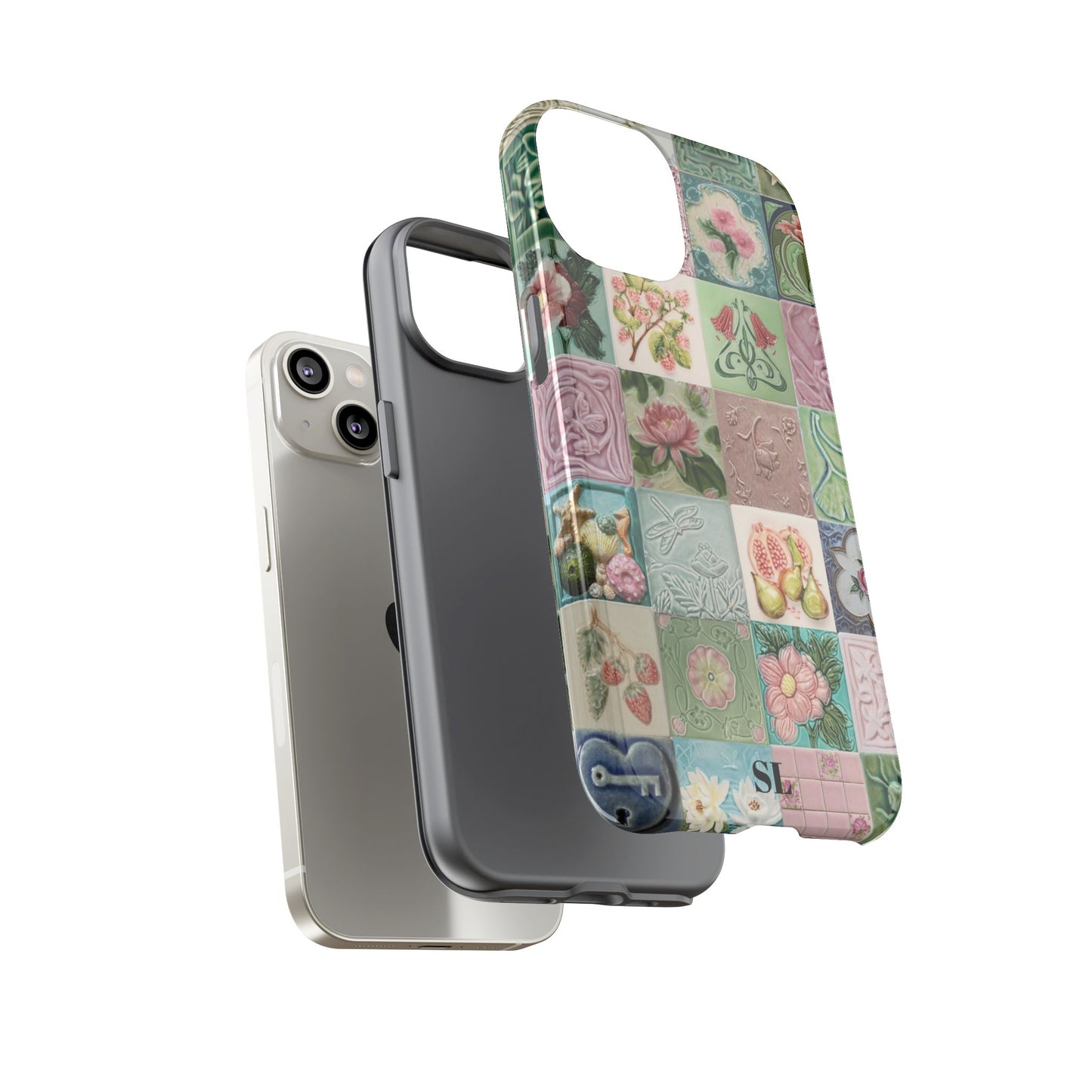 Garden Mosaic Tiles iPhone Case