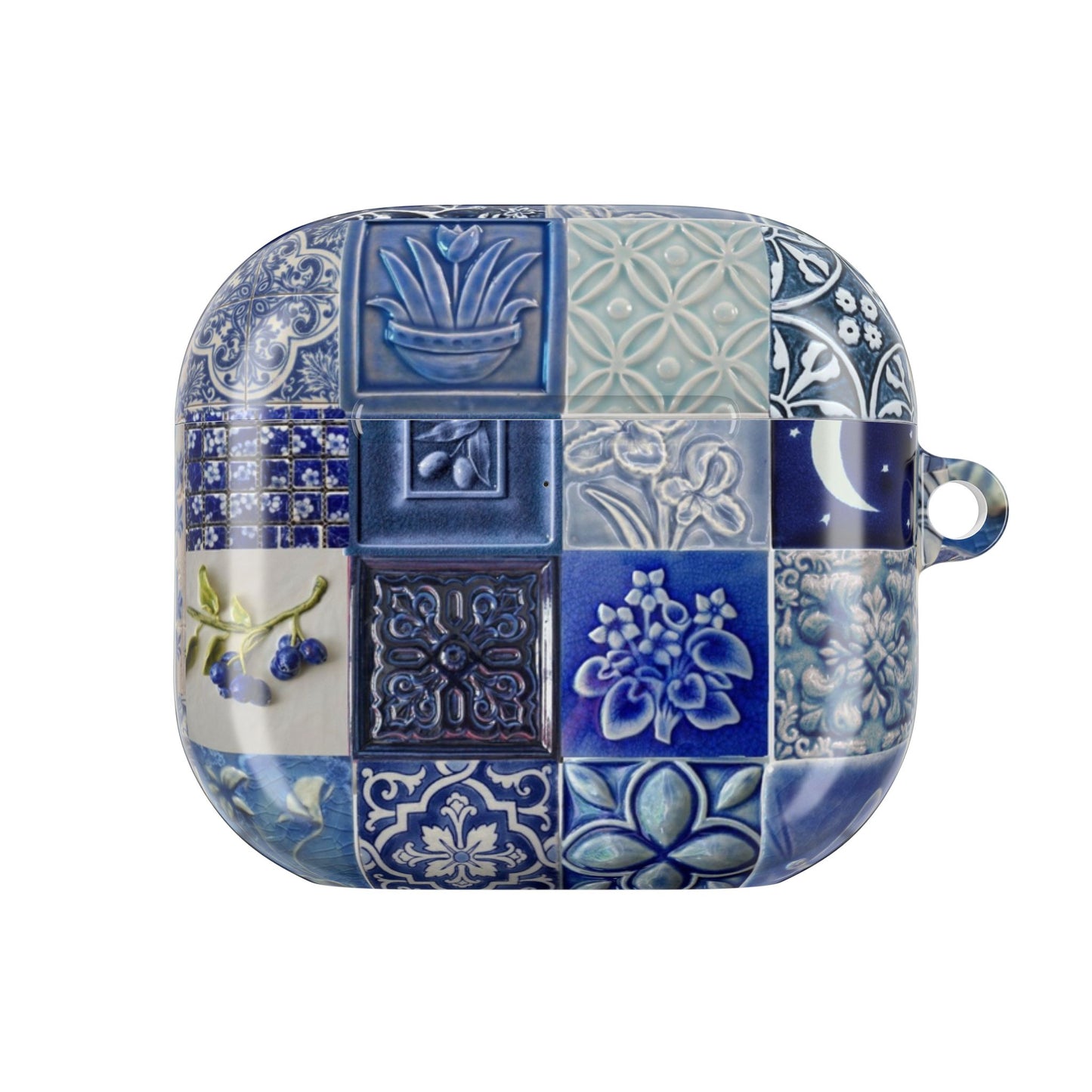 Midnight Mosaic Tiles AirPod Case
