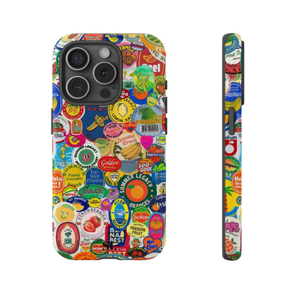 Fruit Stickers iPhone Case