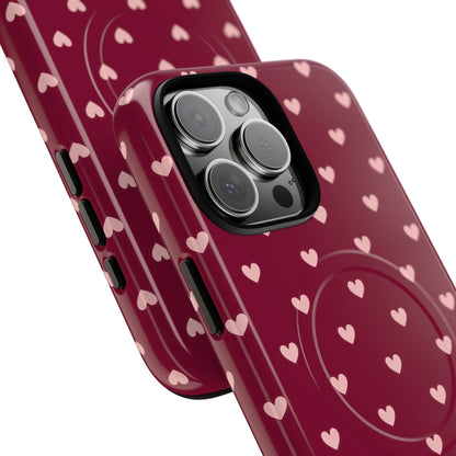 Berry Hearts MagSafe Case