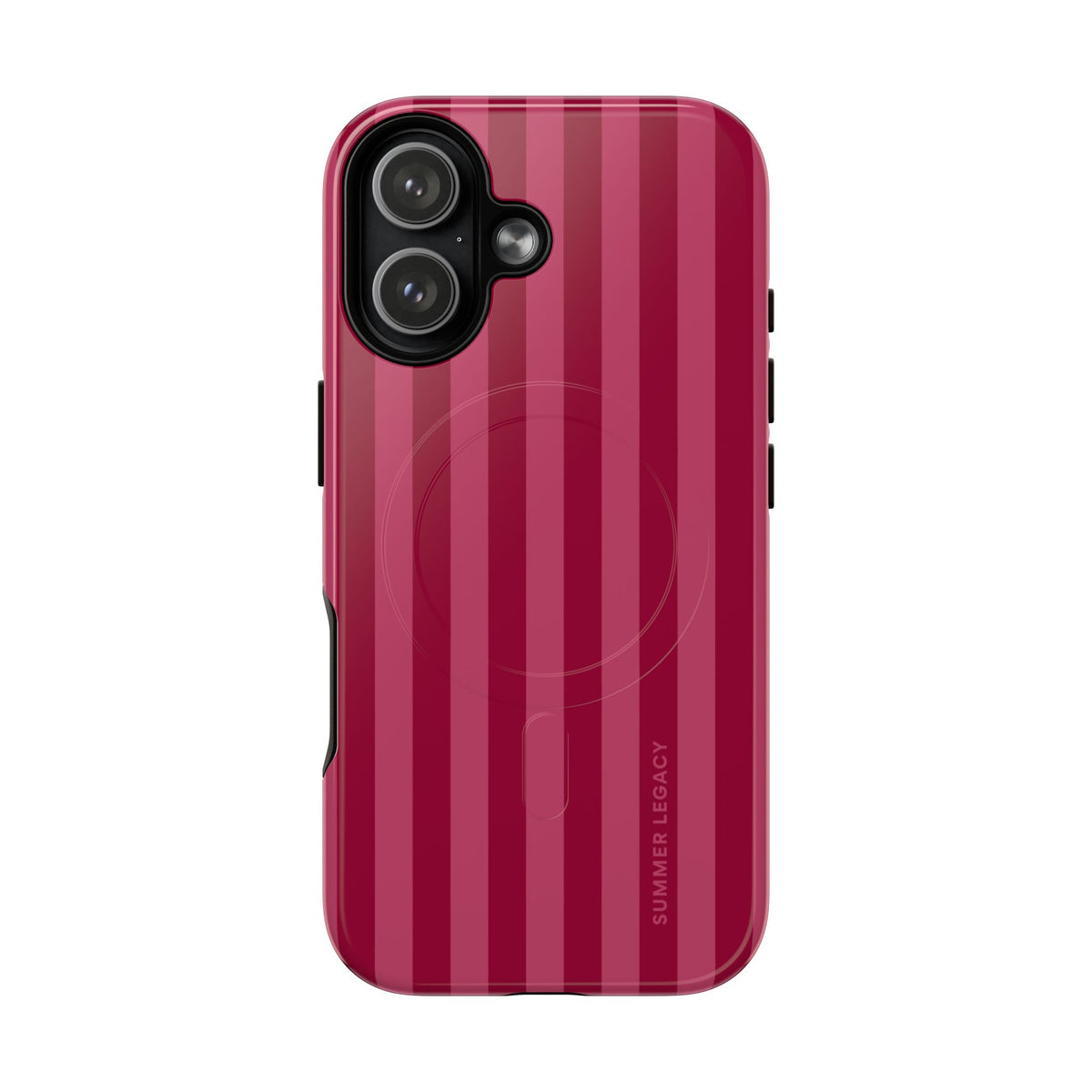 Berry Stripe MagSafe Case
