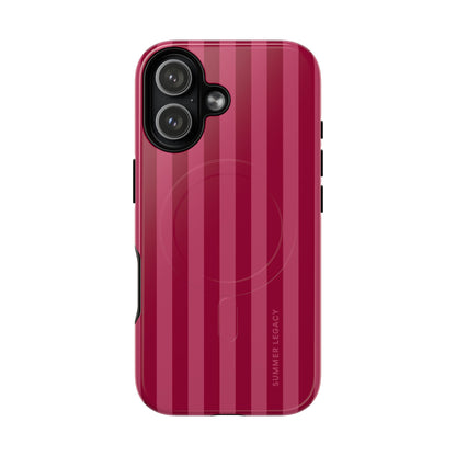 Berry Stripe MagSafe Case