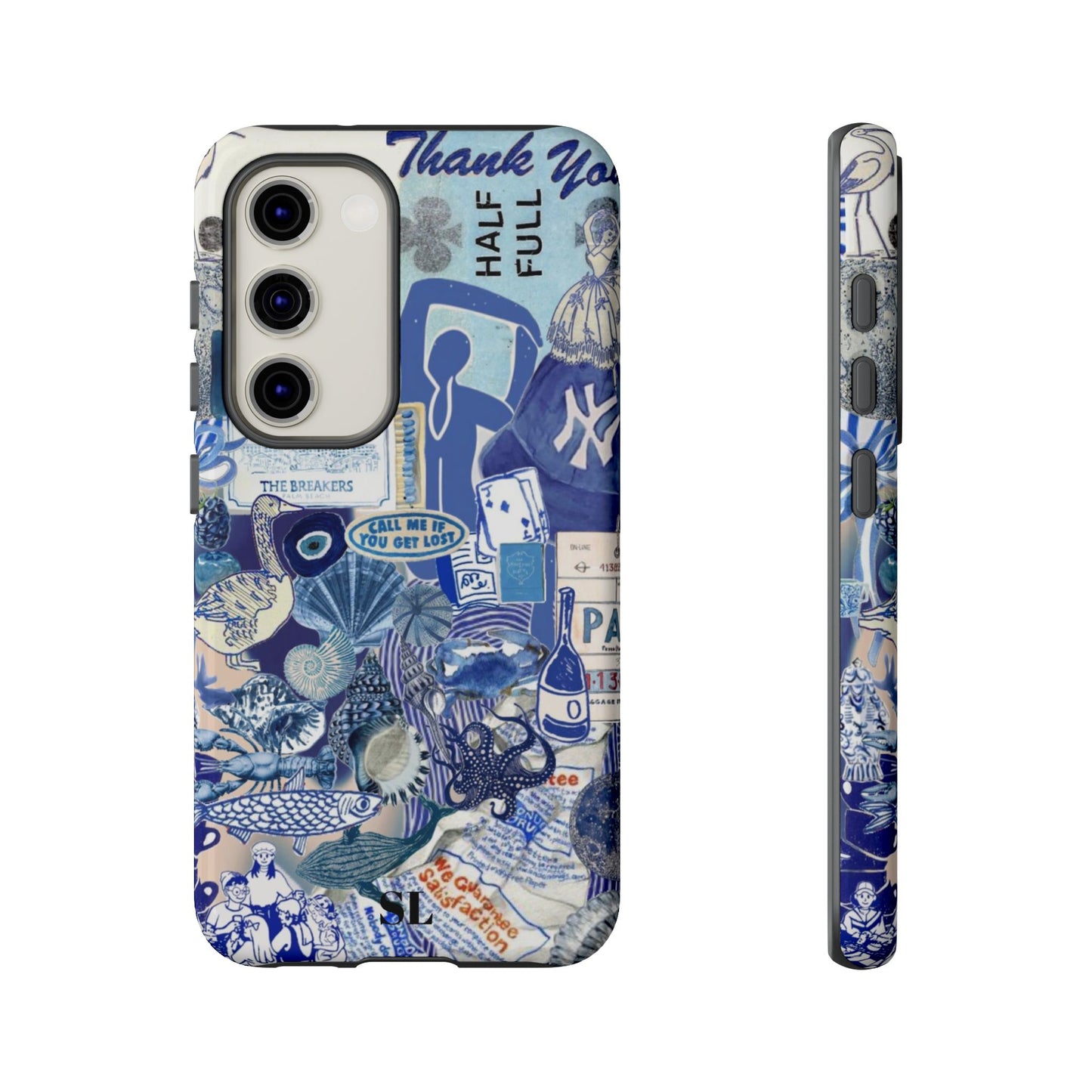 Blue Collage Samsung Case