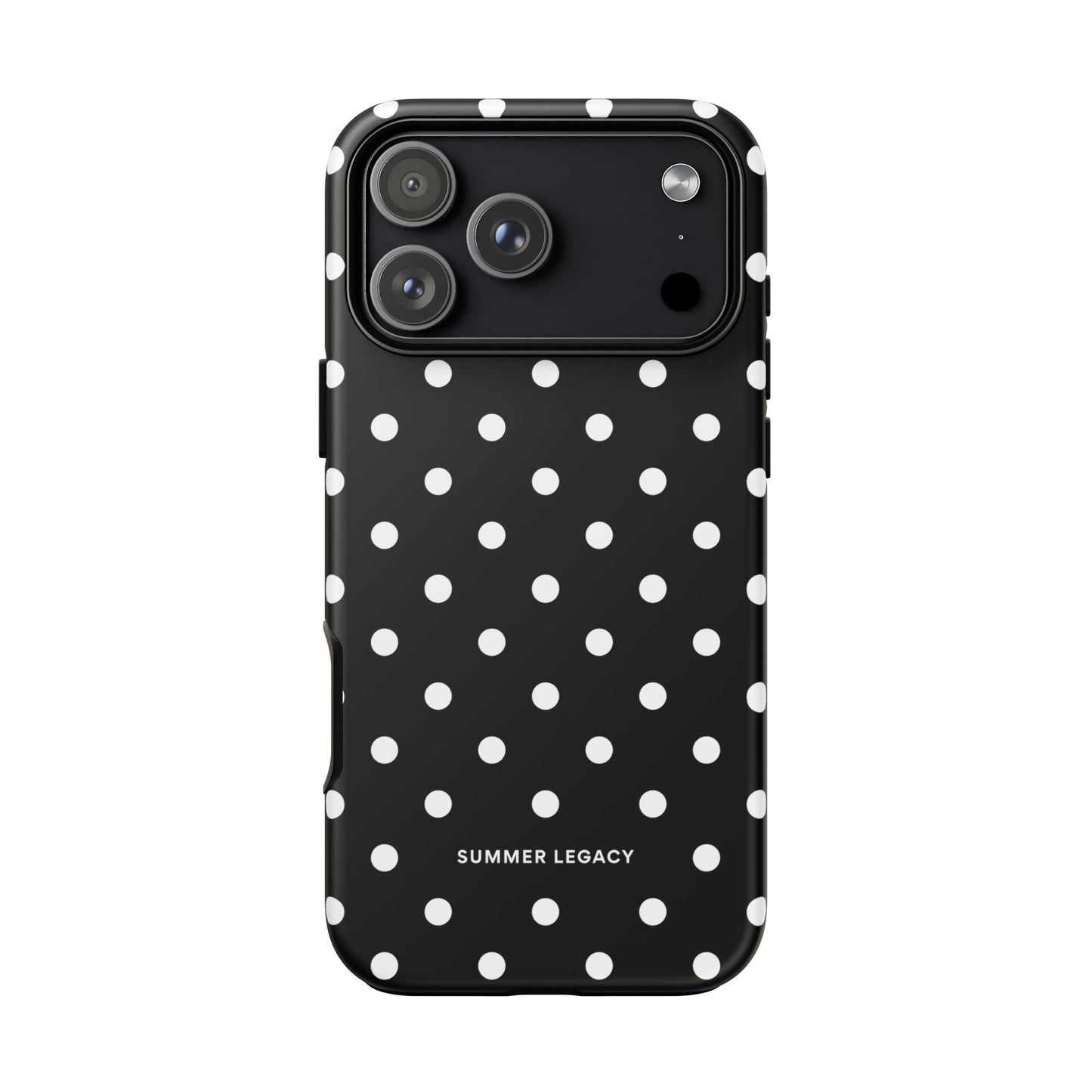 Ebony Polka Dot iPhone Case