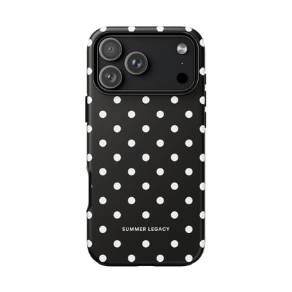 Ebony Polka Dot iPhone Case