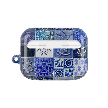 Midnight Mosaic Tiles AirPod Case