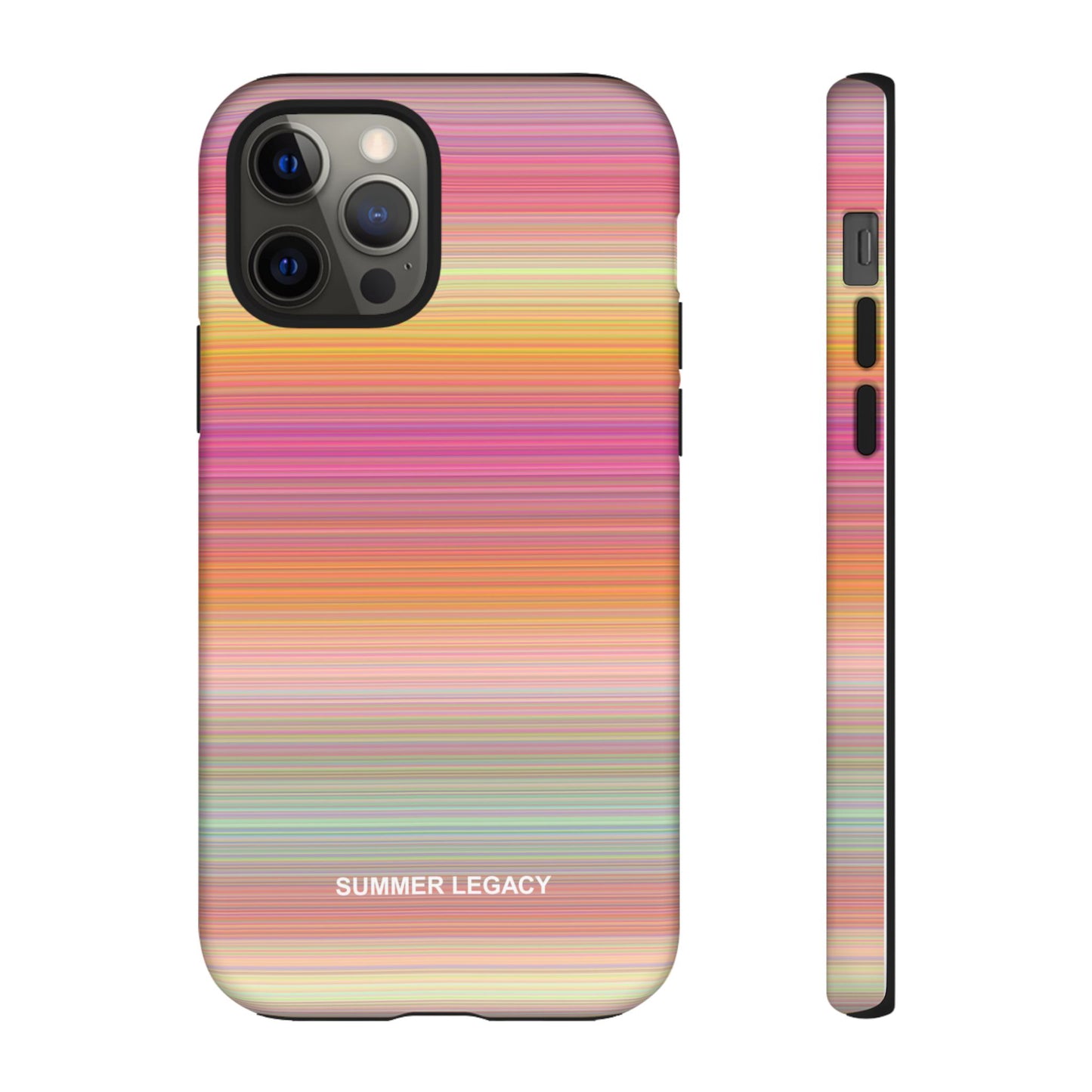Champagne Ombre Stripe iPhone Case