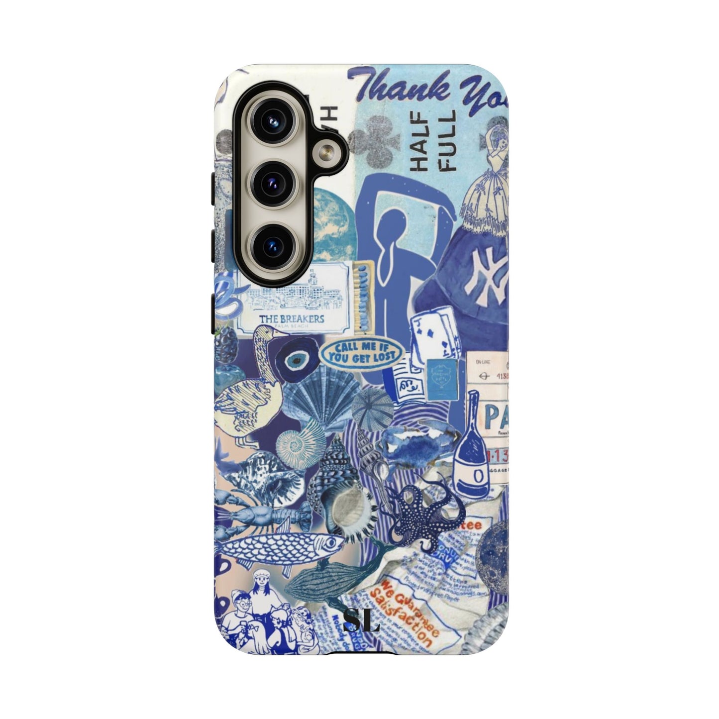 Blue Collage Samsung Case