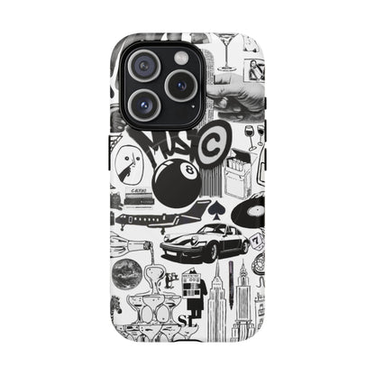 Black and White MagSafe Case