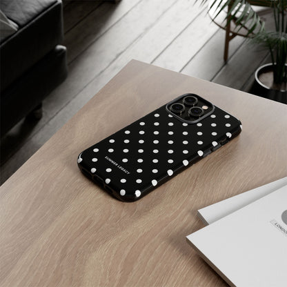 Ebony Polka Dot iPhone Case