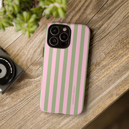 Guava Stripe iPhone Case
