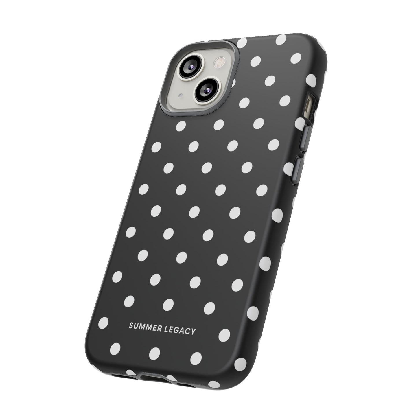 Ebony Polka Dot iPhone Case