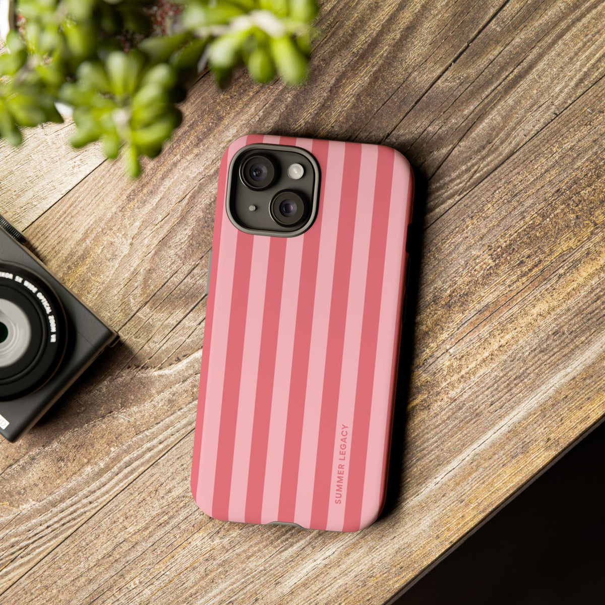 Blushing Stripe iPhone Case