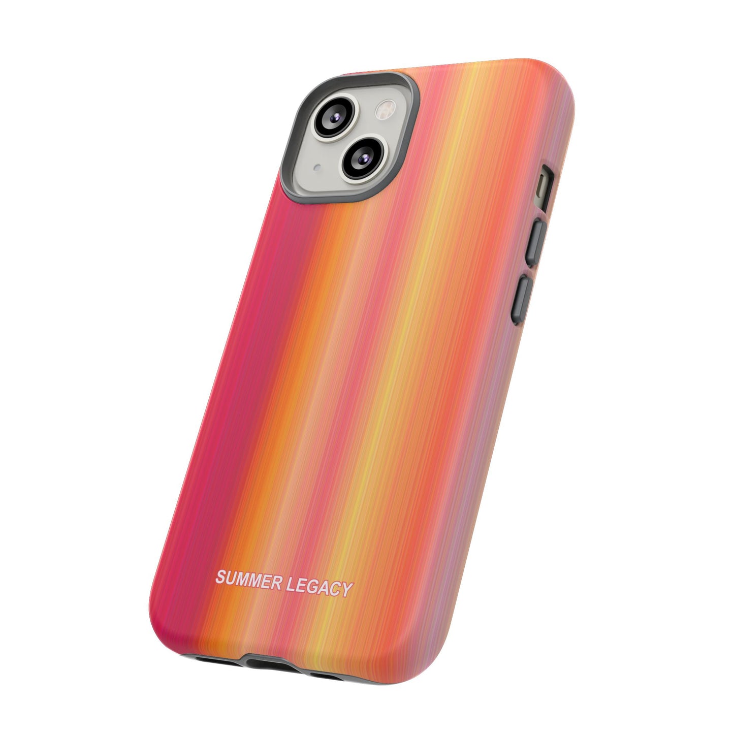 Amber Glow Ombre Stripe iPhone Case