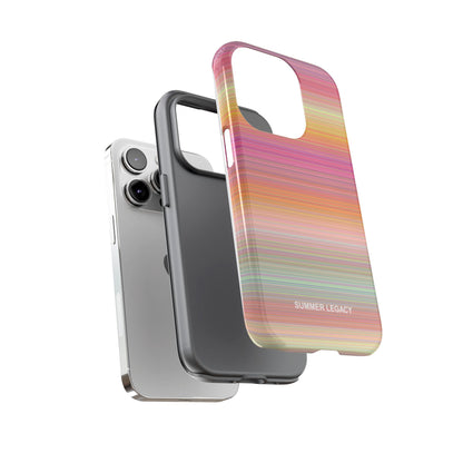 Champagne Ombre Stripe iPhone Case