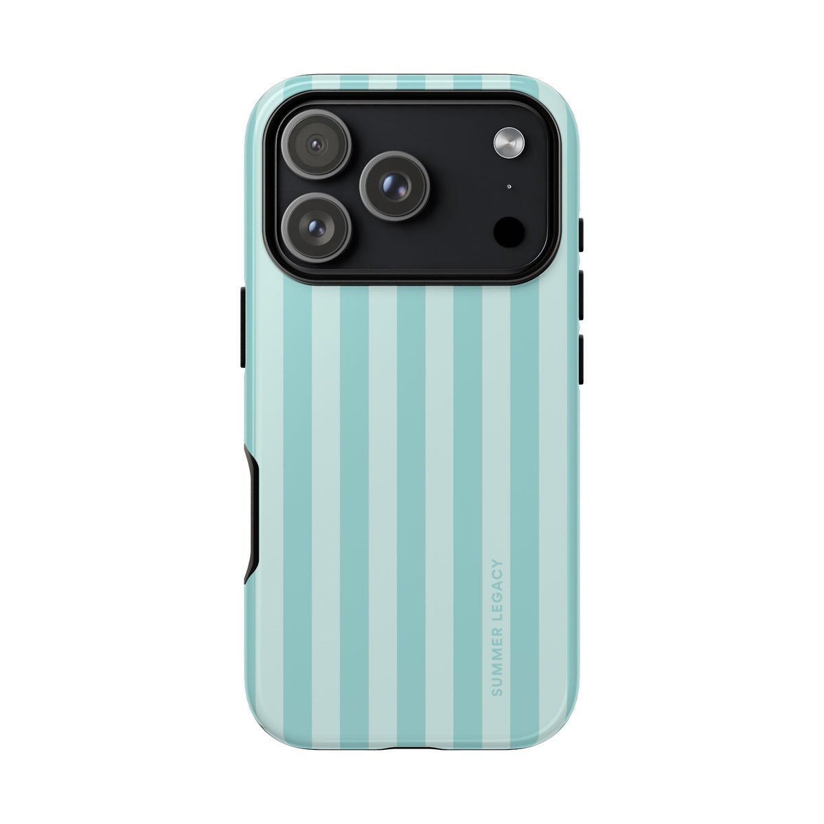 Teal Stripe iPhone Case