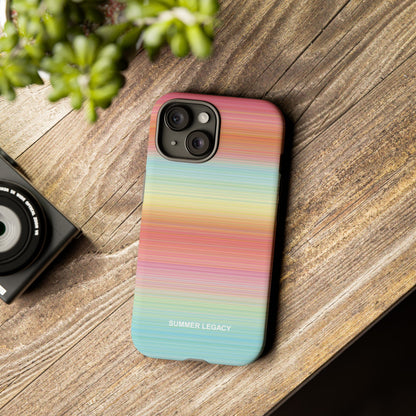 Sunrise Ombre Stripe iPhone Case