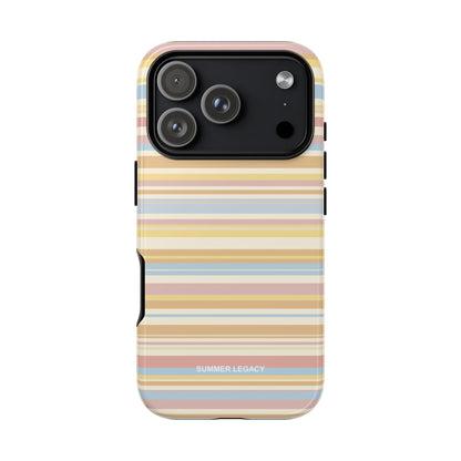 Lychee Multi-stripe iPhone Case