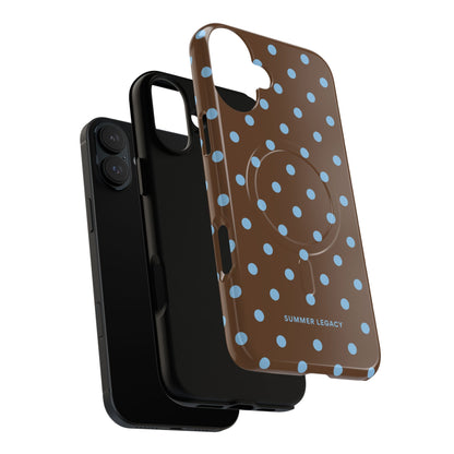 Mocha Polka Dot MagSafe Case
