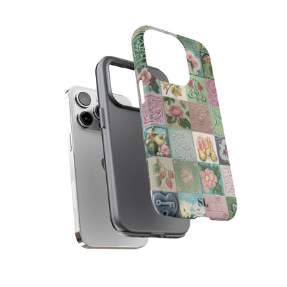 Garden Mosaic Tiles iPhone Case