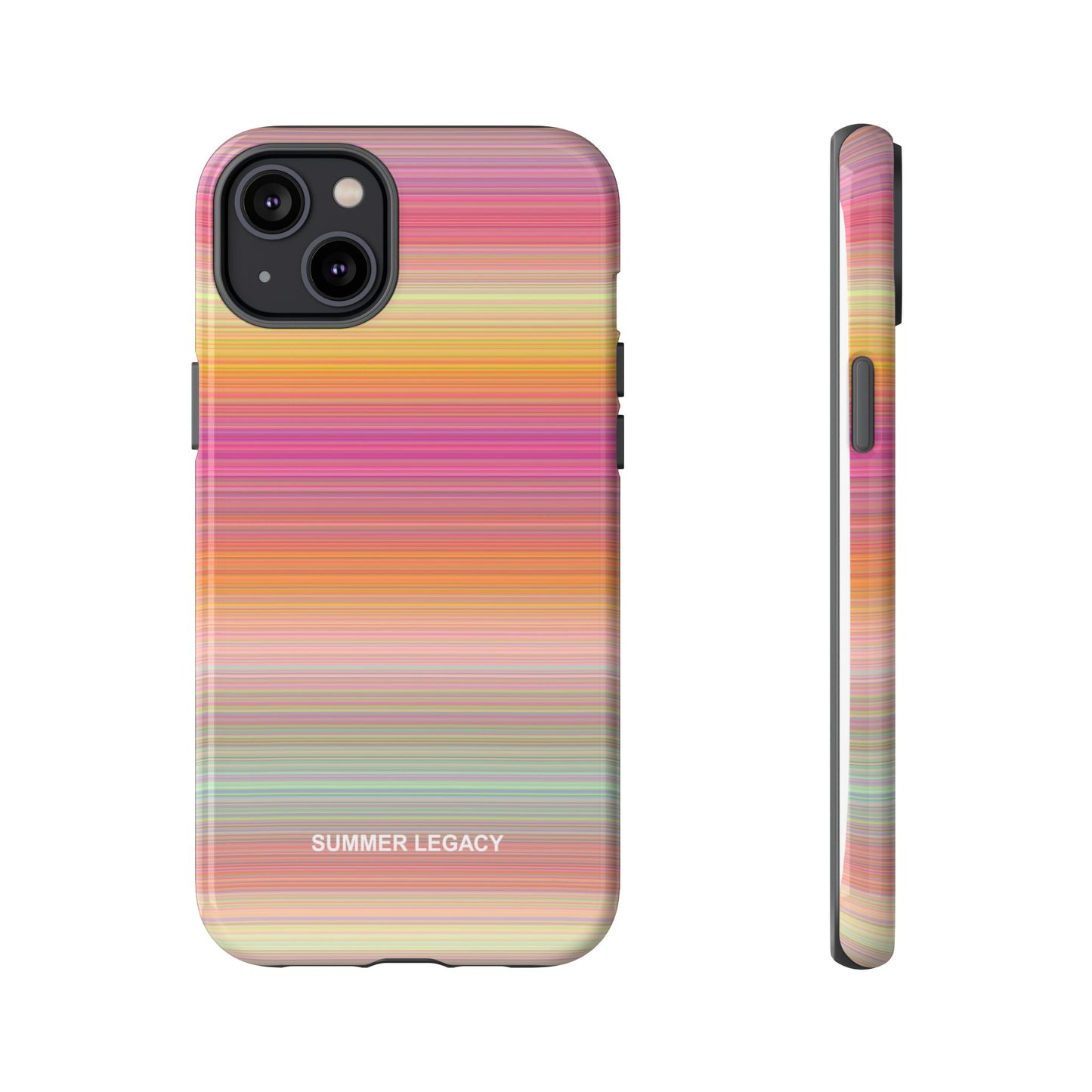 Champagne Ombre Stripe iPhone Case