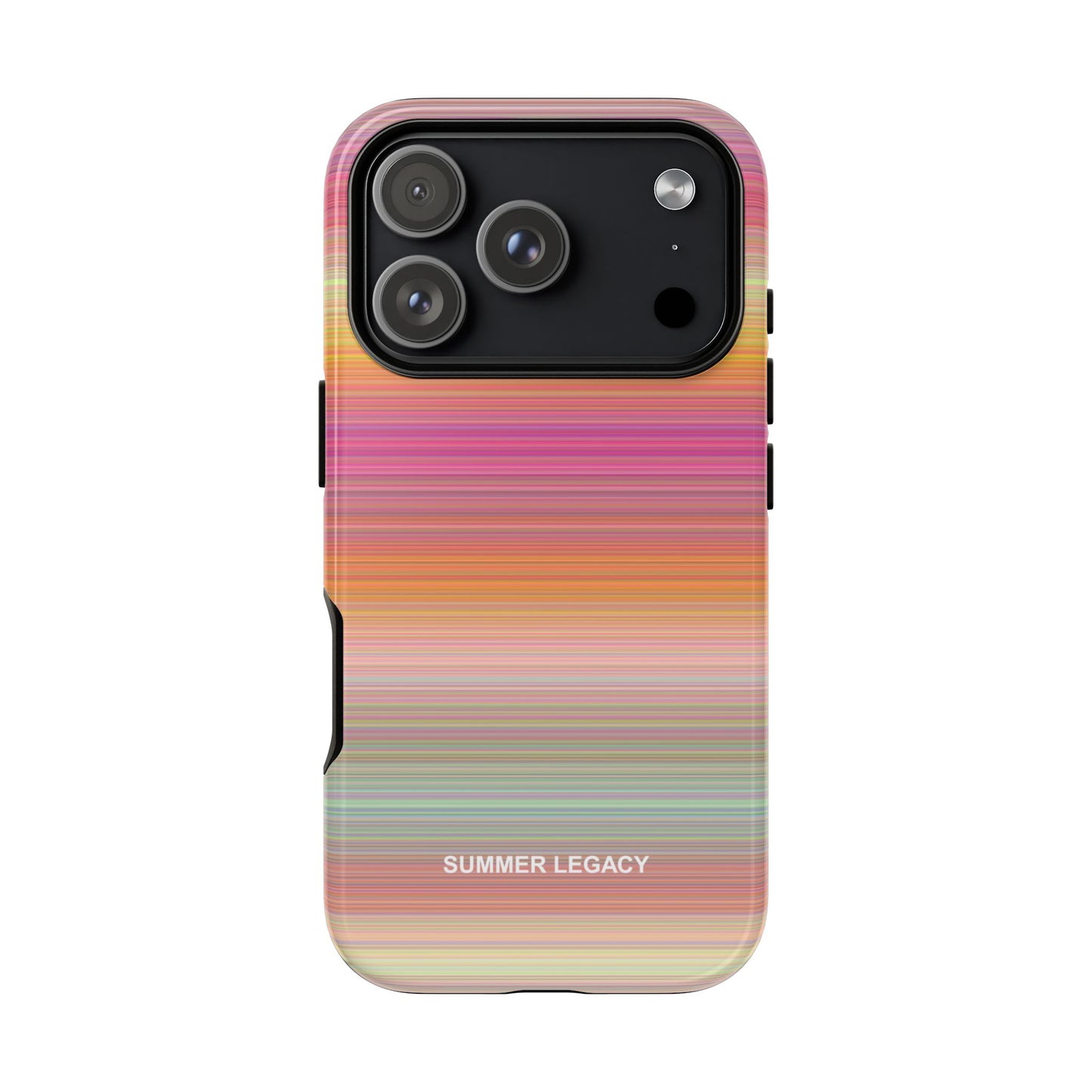 Champagne Ombre Stripe iPhone Case
