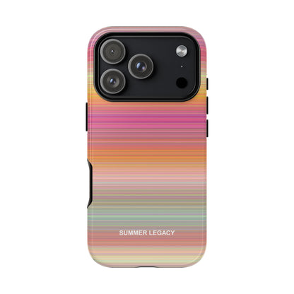 Champagne Ombre Stripe iPhone Case