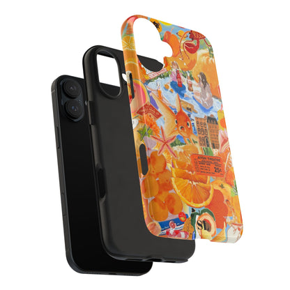 Orange Goldfish Collage iPhone Case