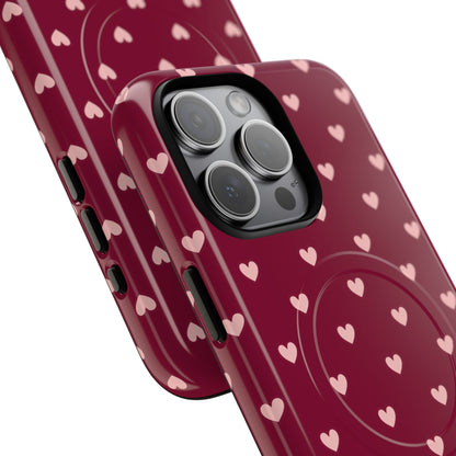 Berry Hearts MagSafe Case