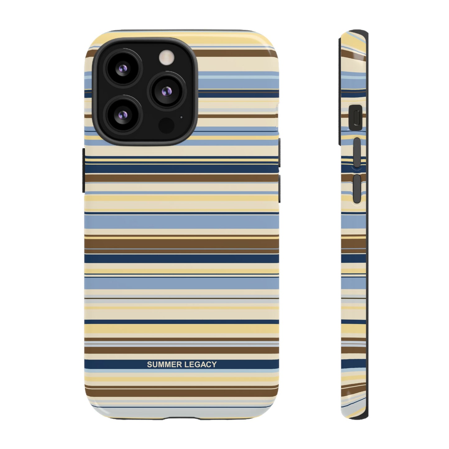 Coconut Multi-stripe iPhone Case