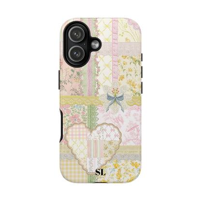 Garden Quilt Patchwork iPhone Case