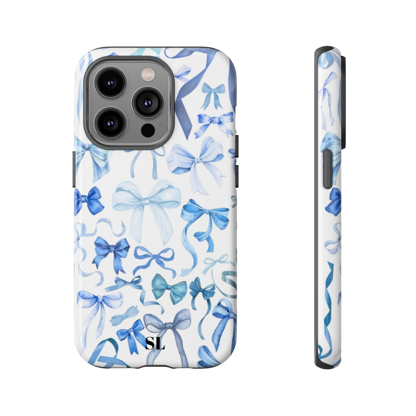 Blue Bows iPhone Case