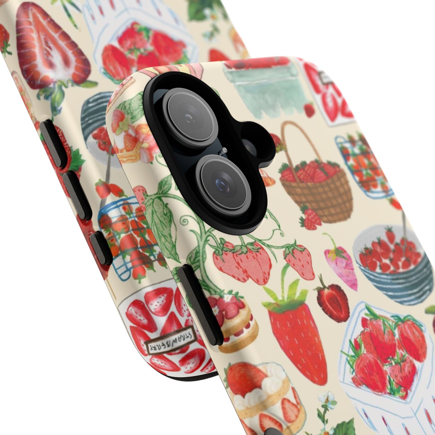Strawberry Collage iPhone Case