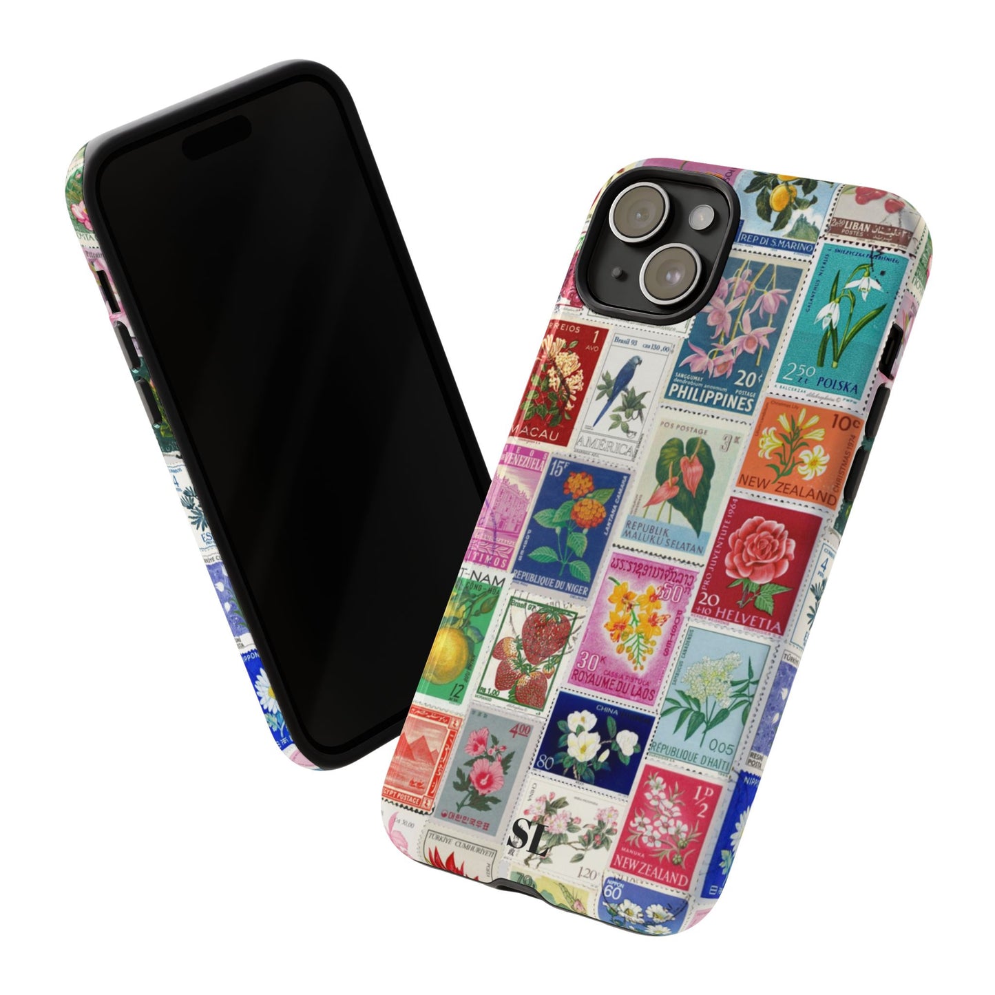 Postcard Stamps iPhone Case