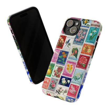 Postcard Stamps iPhone Case