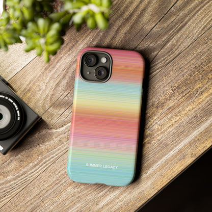 Sunrise Ombre Stripe iPhone Case