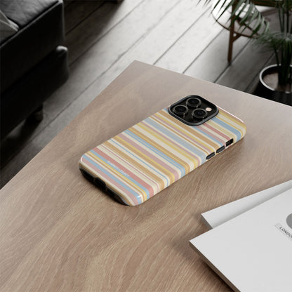 Lychee Multi-stripe iPhone Case
