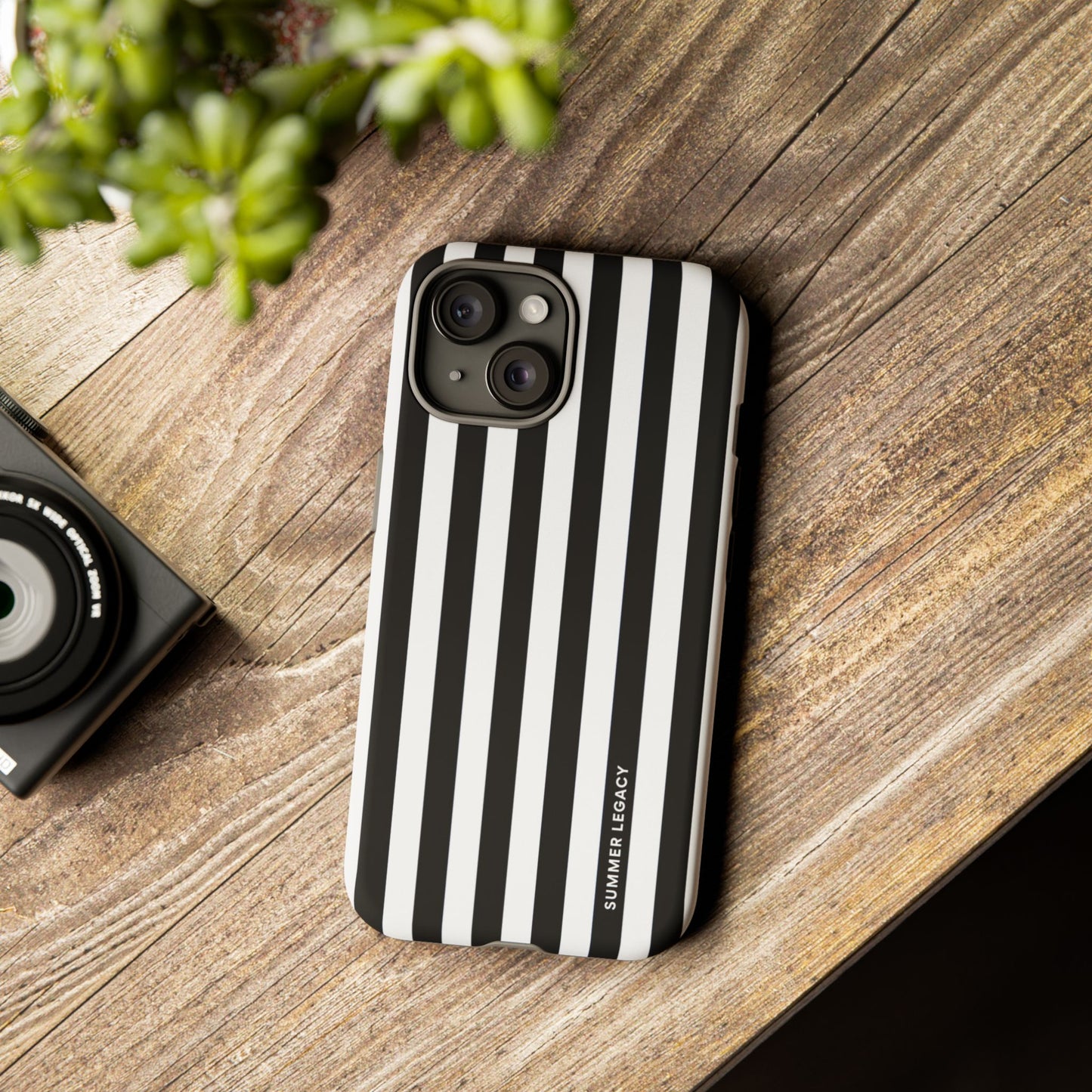Ebony Stripe iPhone Case