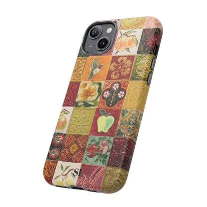 Orchard Mosaic Tiles iPhone Case