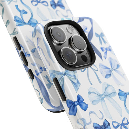 Blue Bows iPhone Case