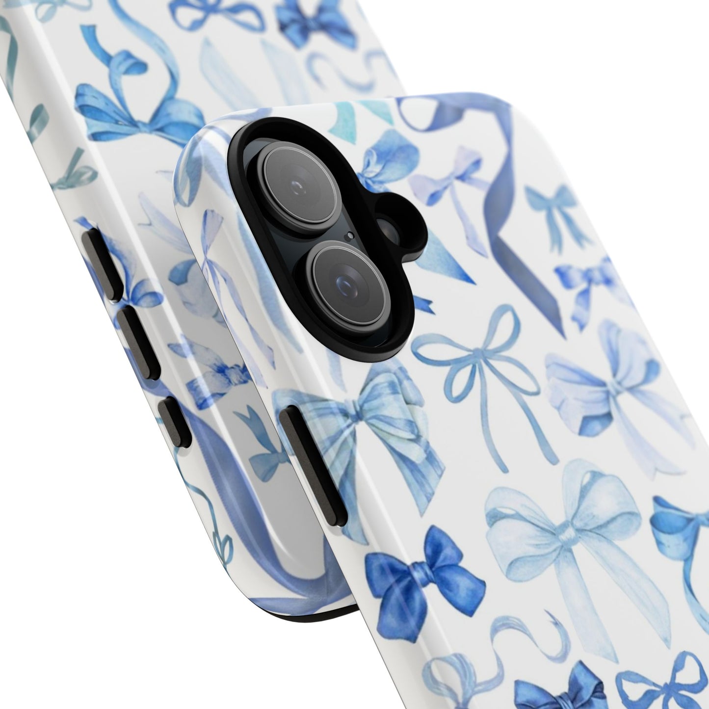 Blue Bows iPhone Case