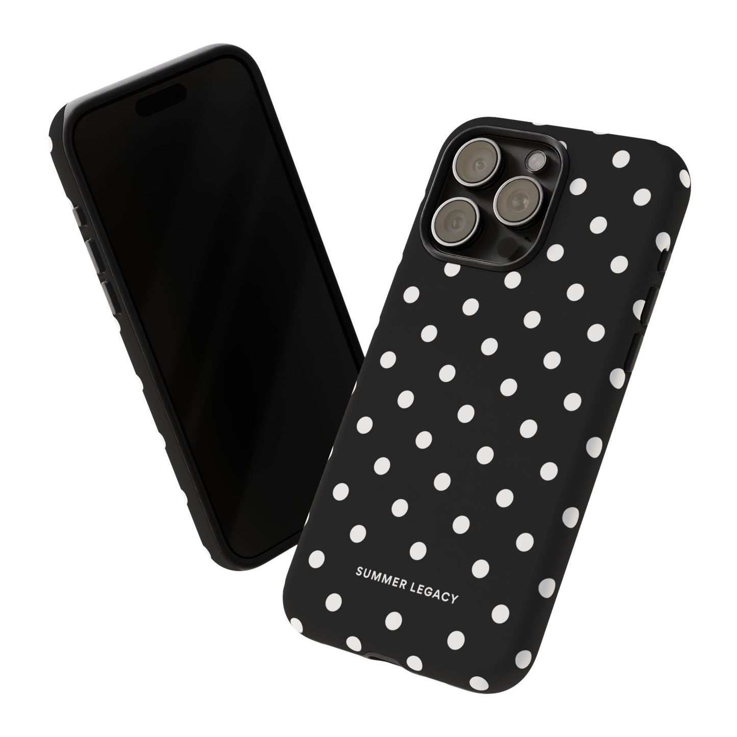 Ebony Polka Dot iPhone Case