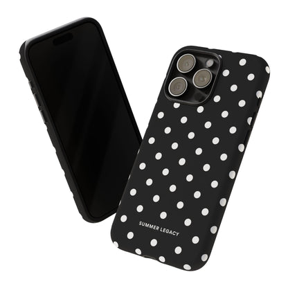 Ebony Polka Dot iPhone Case