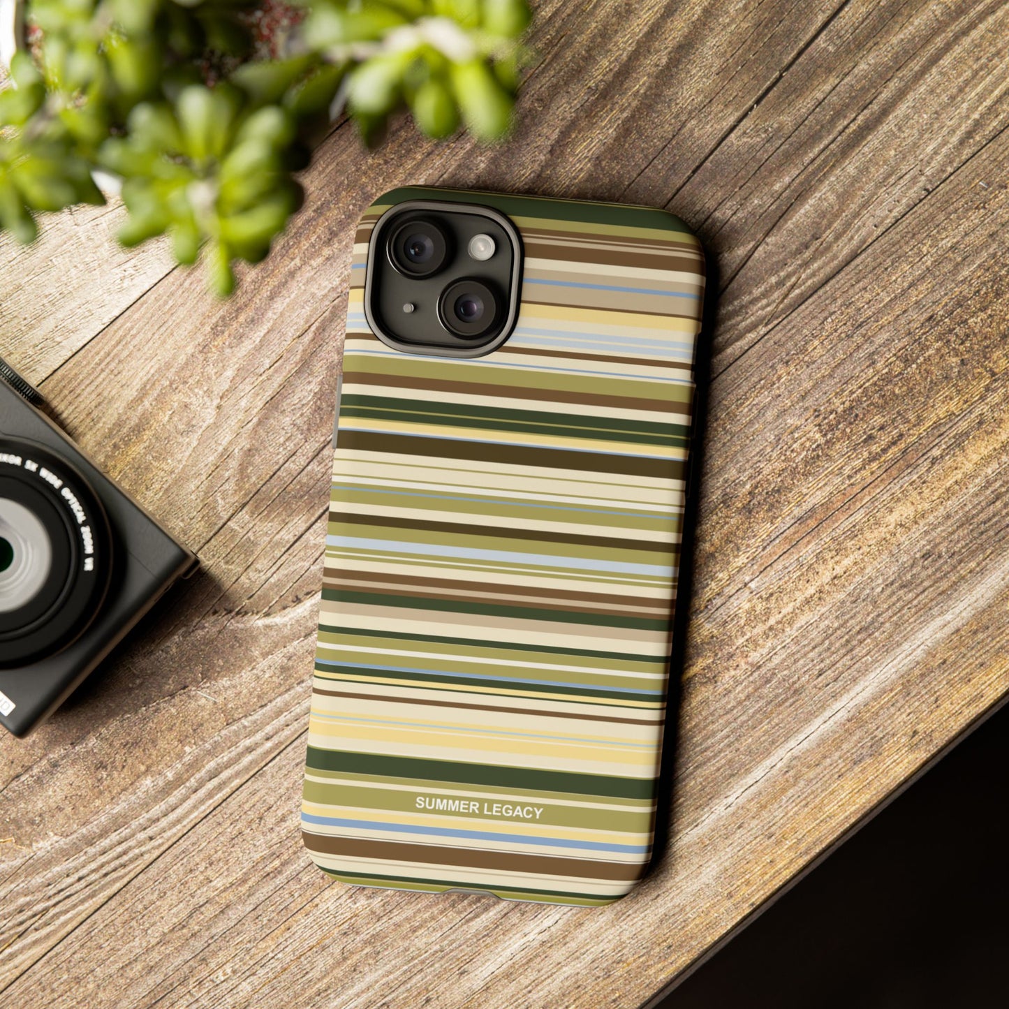 Palm Multi-stripe iPhone Case