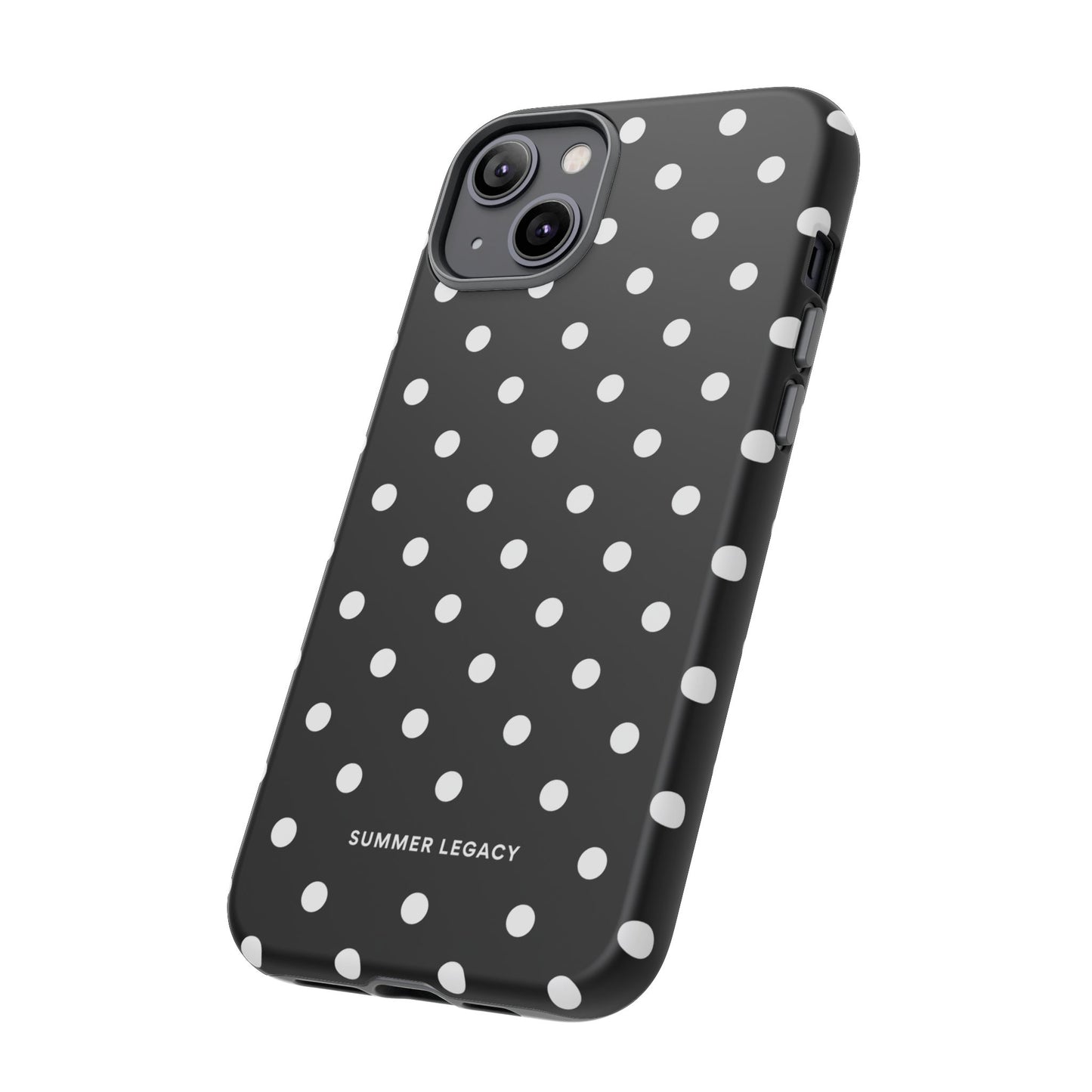 Ebony Polka Dot iPhone Case