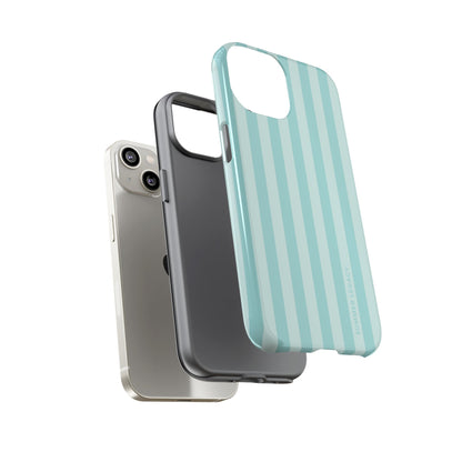 Teal Stripe iPhone Case