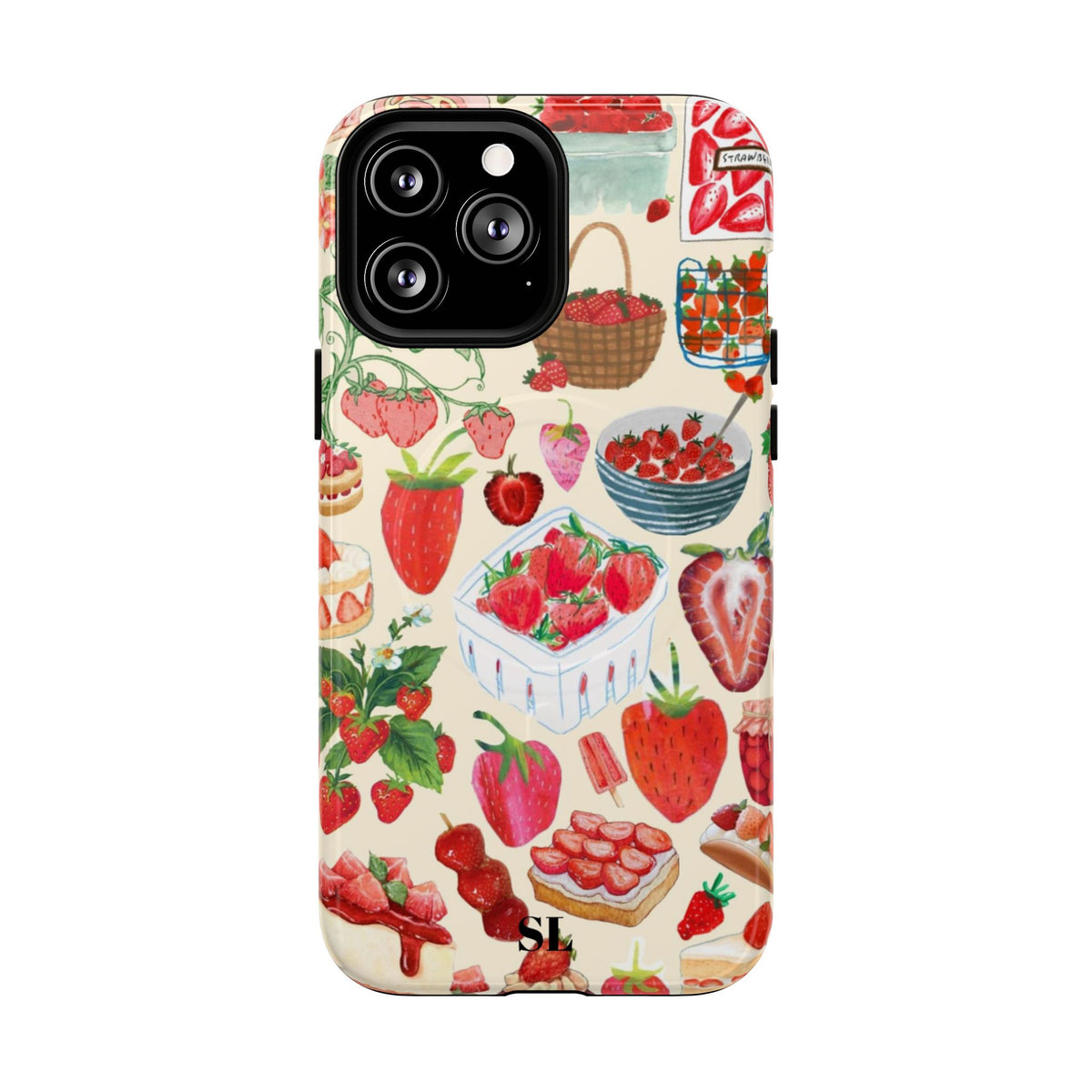 Strawberry Collage MagSafe Case