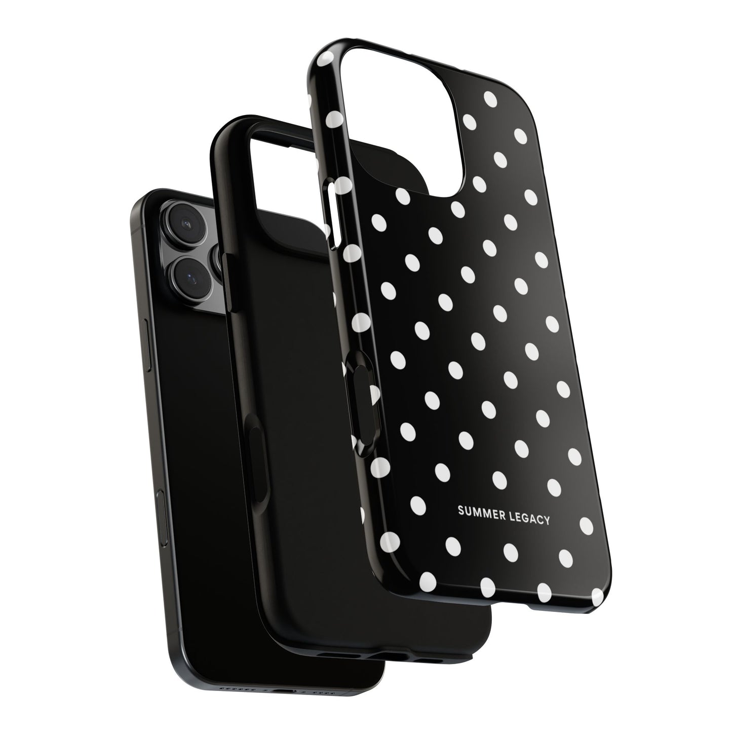 Ebony Polka Dot iPhone Case